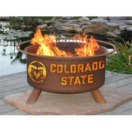 PATIOPLUS Colorado State Fire Pit - Natural Rust - 50 lbs PA3727129